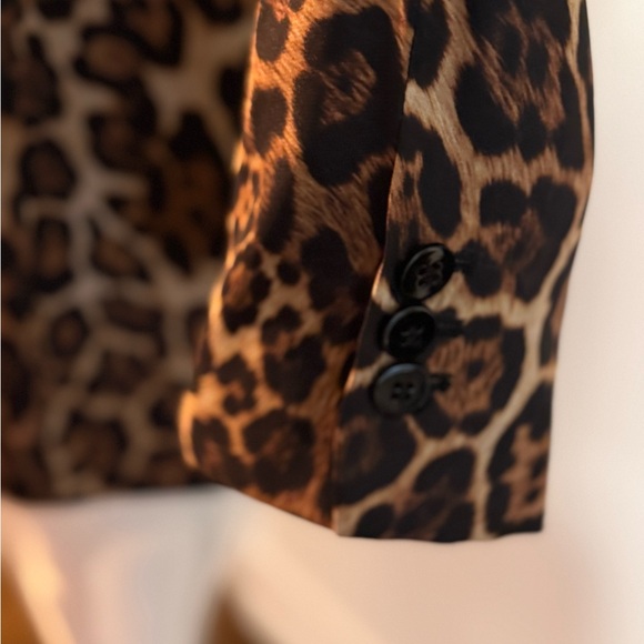ZARA Leopard Print Blazer - Picture 6 of 9